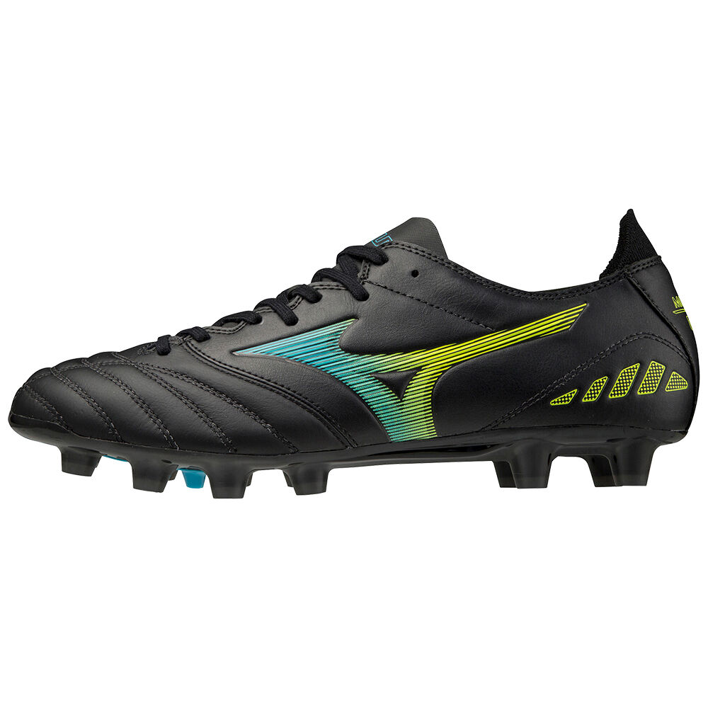 Scarpe Calcio Mizuno Morelia Neo Iii Pro Uomo - Nere/Blu Verde Acqua - 24689-CEWI